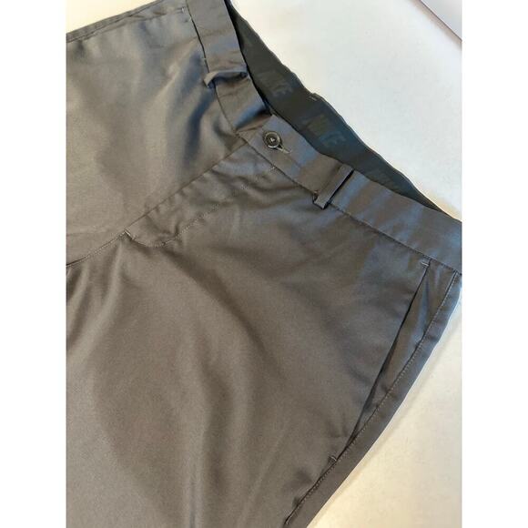 Nike Golf Performance Dri Fit Charcoal Men's 34 x 34 Pants Chino Flat Front - Picture 2 of 7